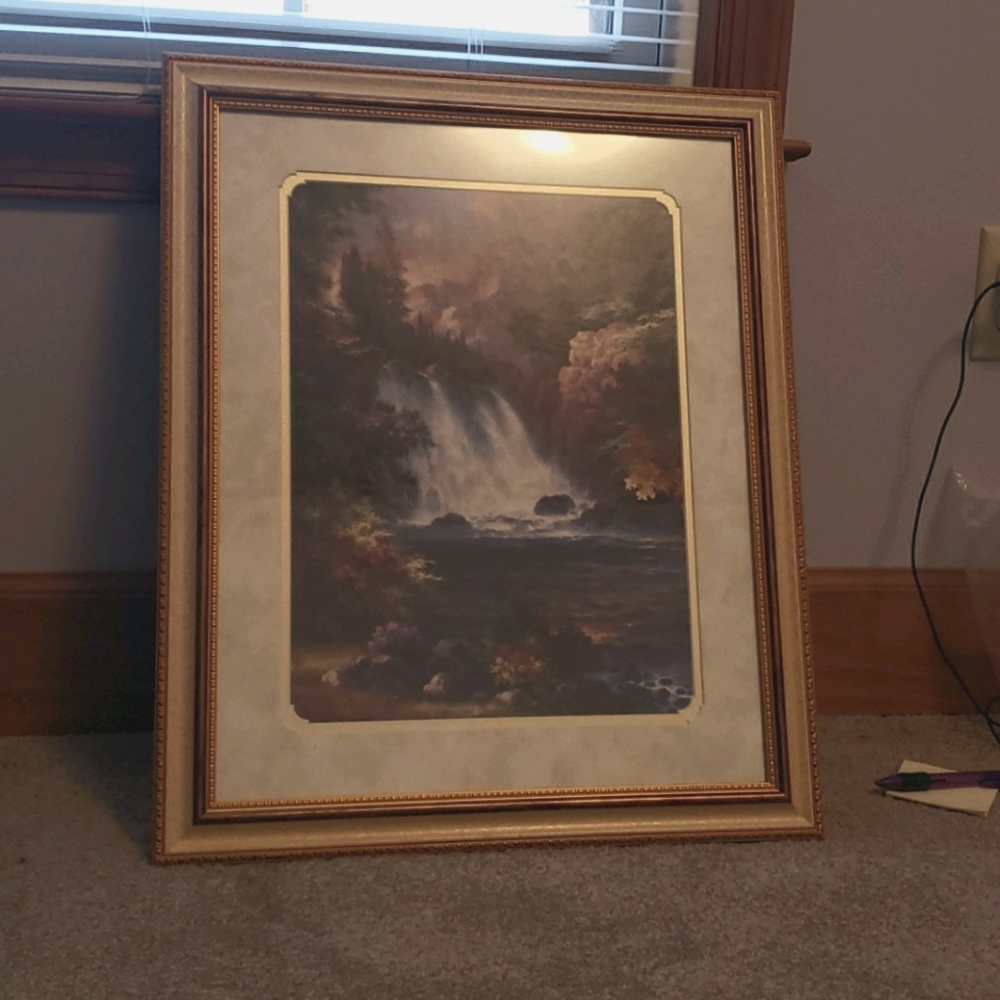 Home and garden party waterfall picture